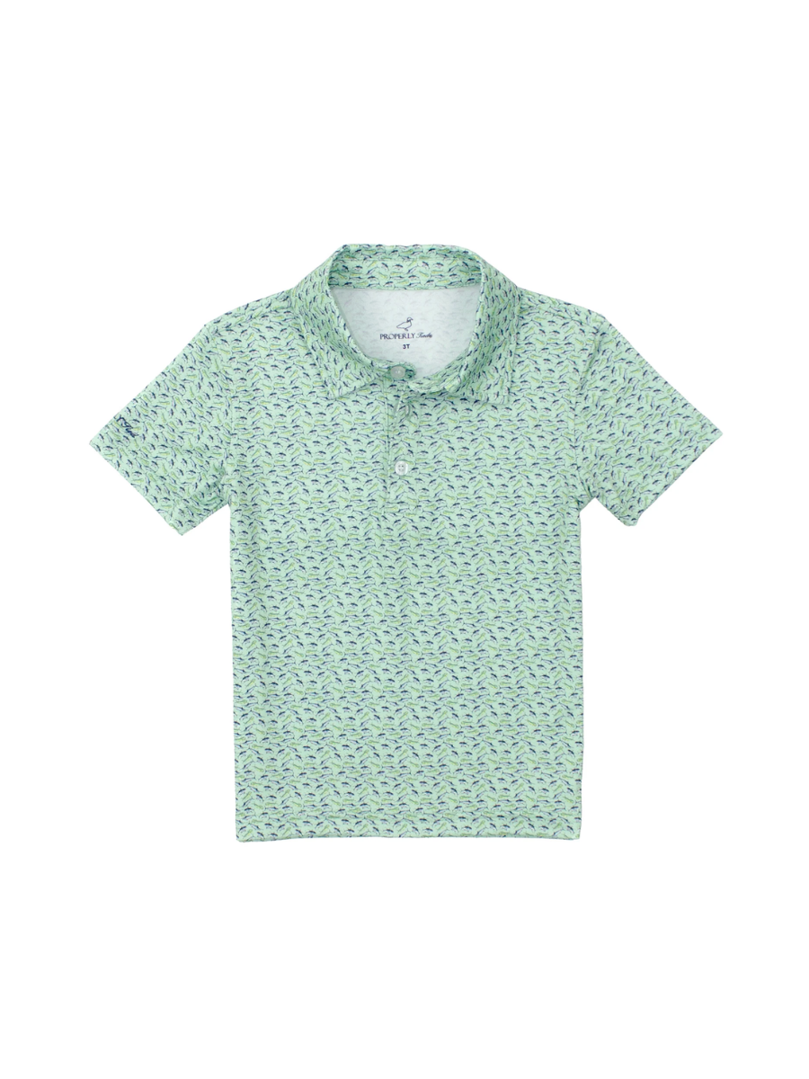Properly Tied | YOUTH Inlet Polo - Offshore Slam