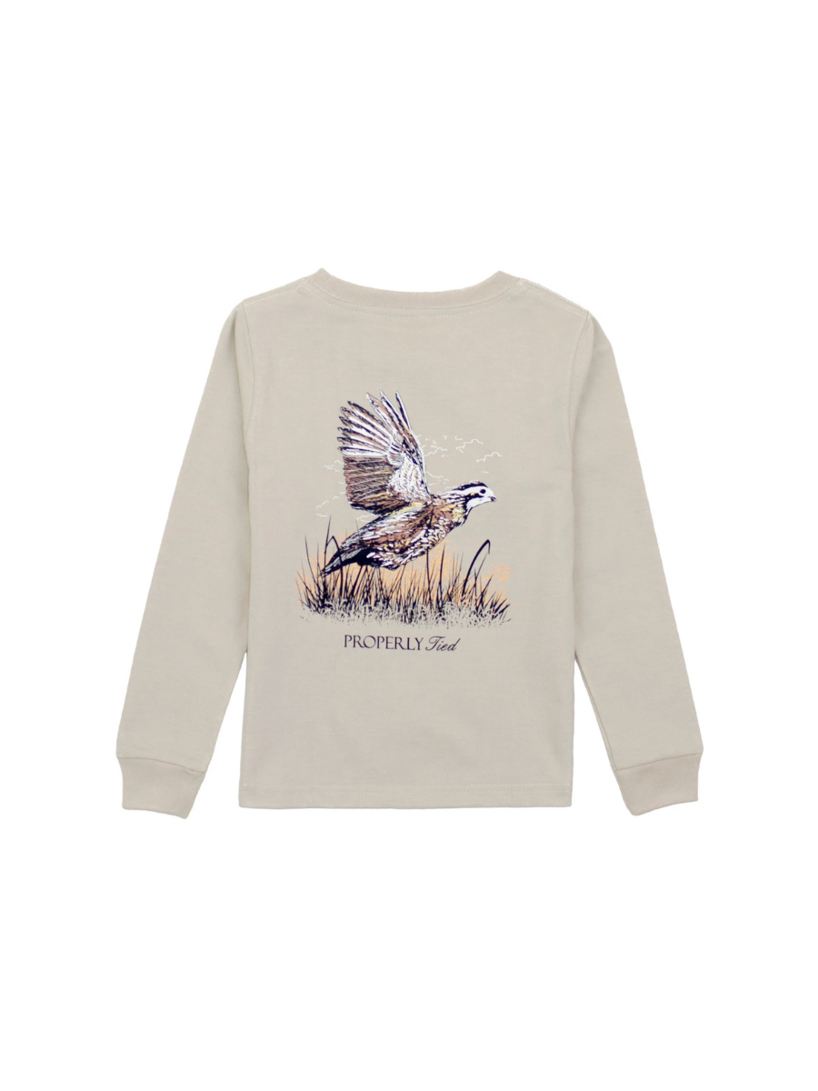 Properly Tied | Quail L/S Tee