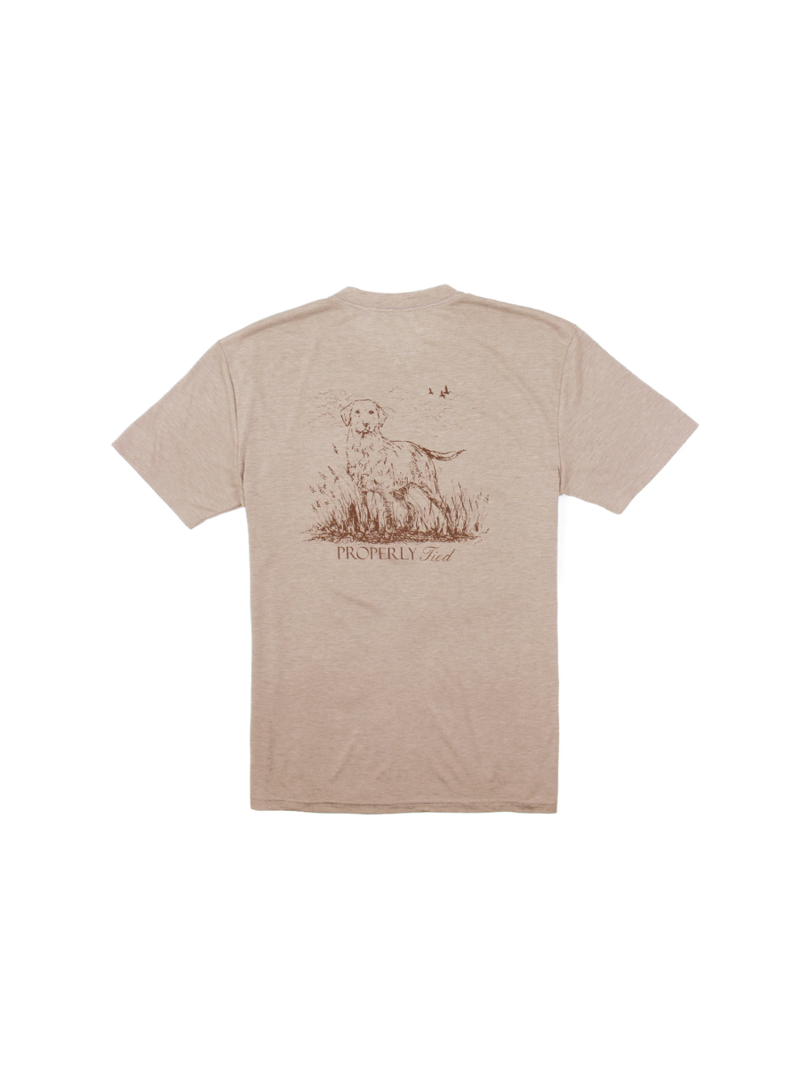 Properly Tied | YOUTH Portland Pocket Tee - Labrador Sand
