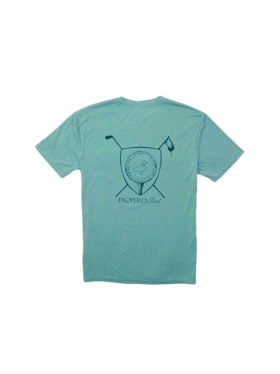 Properly Tied | YOUTH Portland Pocket Tee - Tee Time Clover