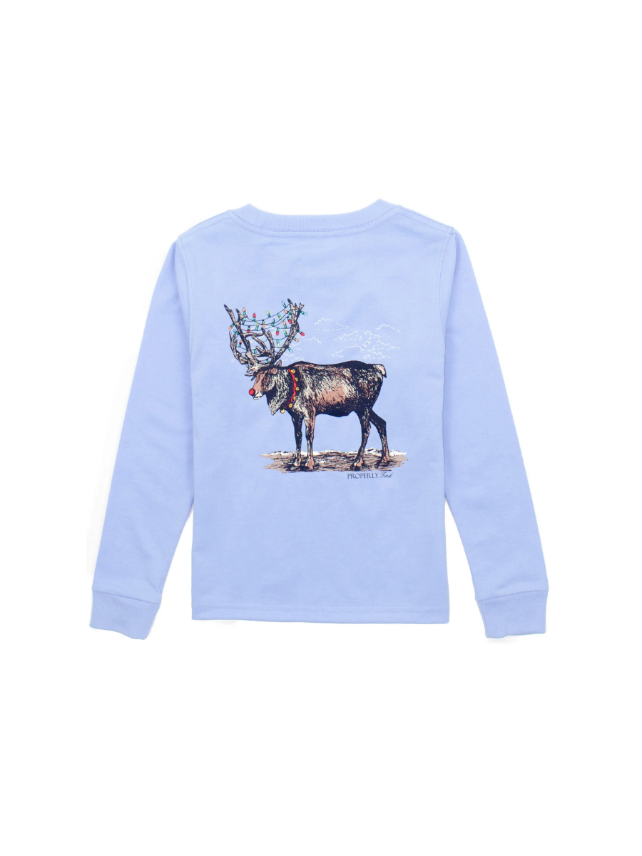 Properly Tied | Reindeer L/S Tee