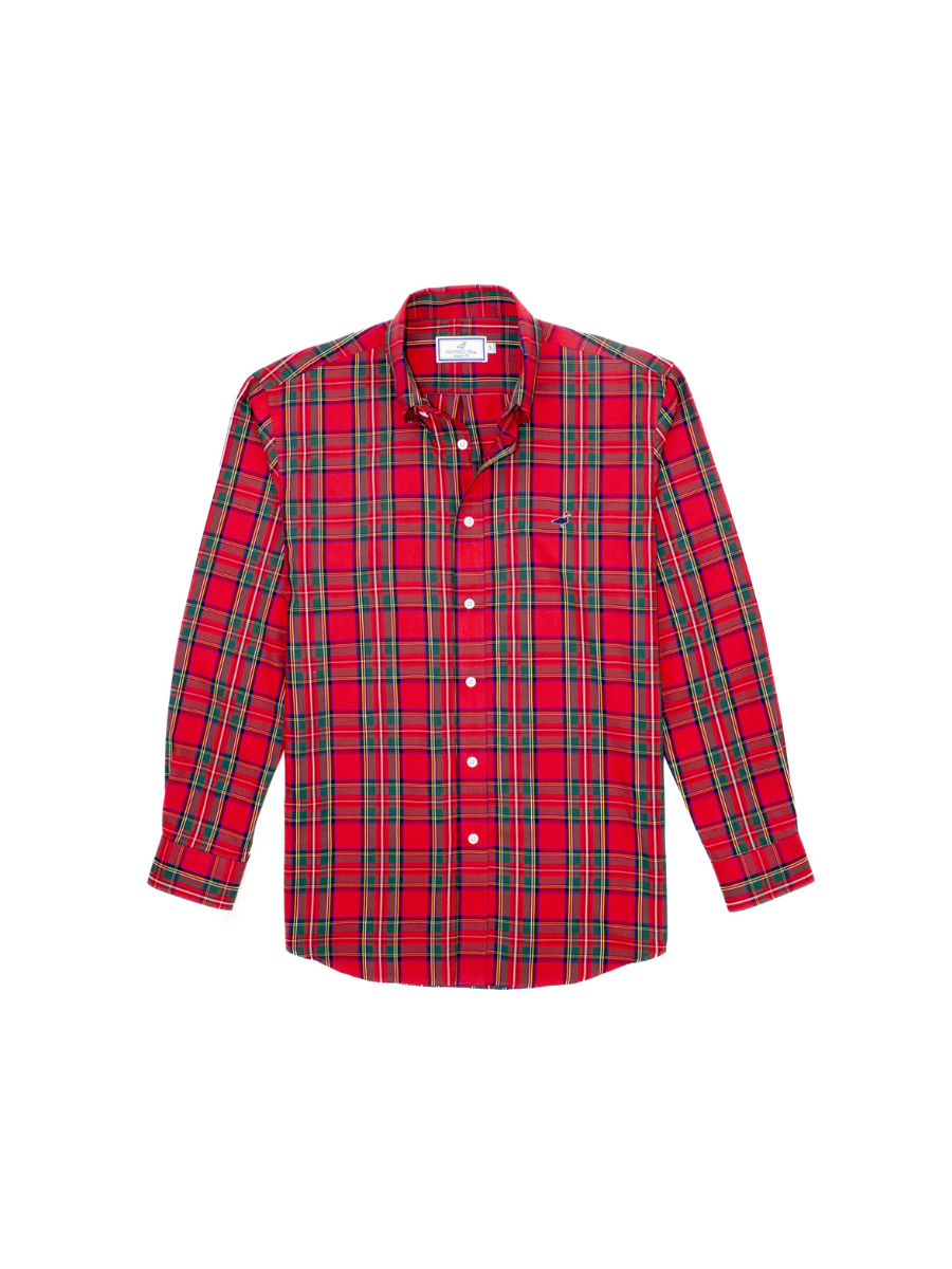 Properly Tied Boys Seasonal Sportshirt - Autumn Trail Plaid