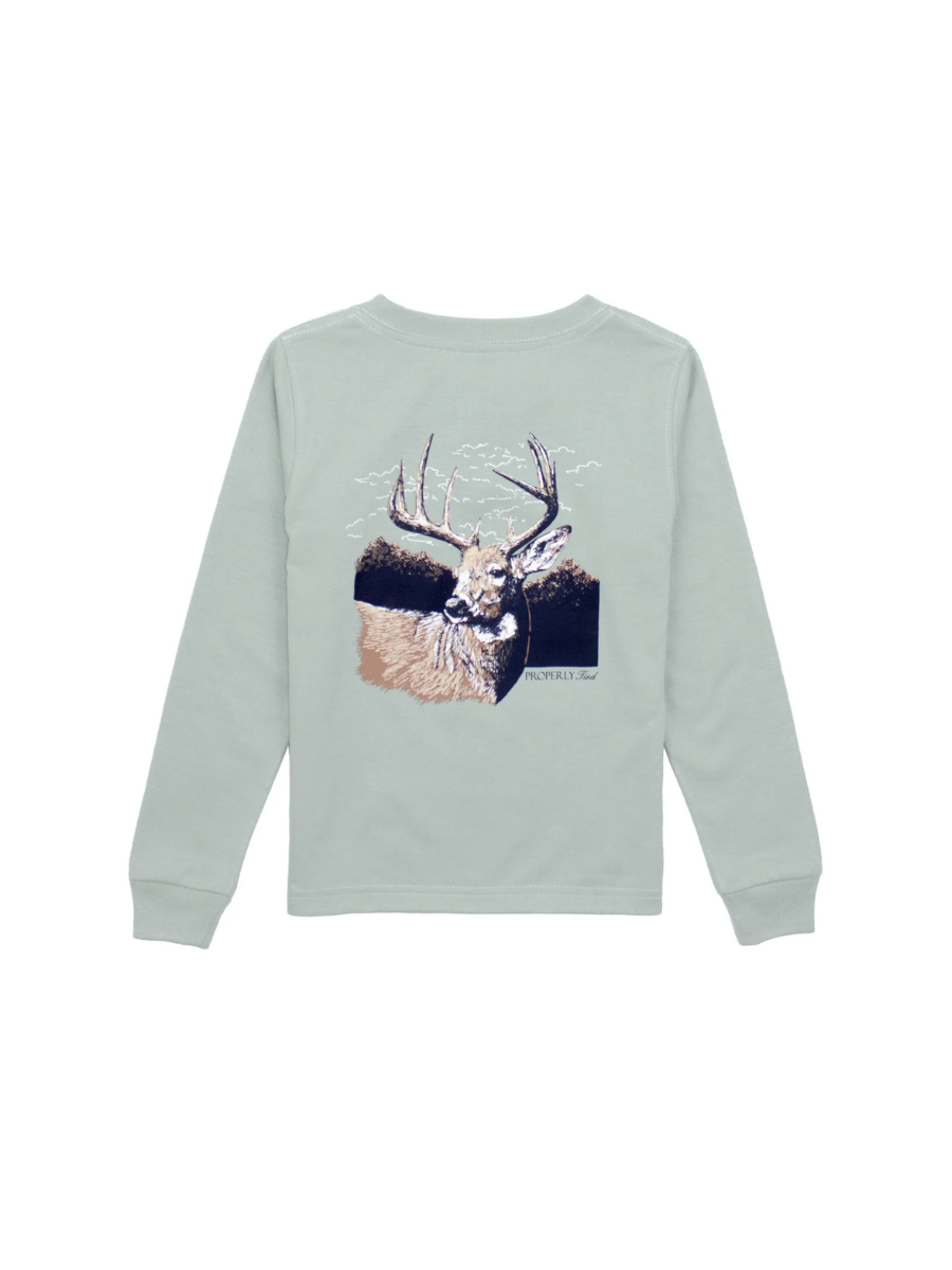 Properly Tied | Buck L/S Tee