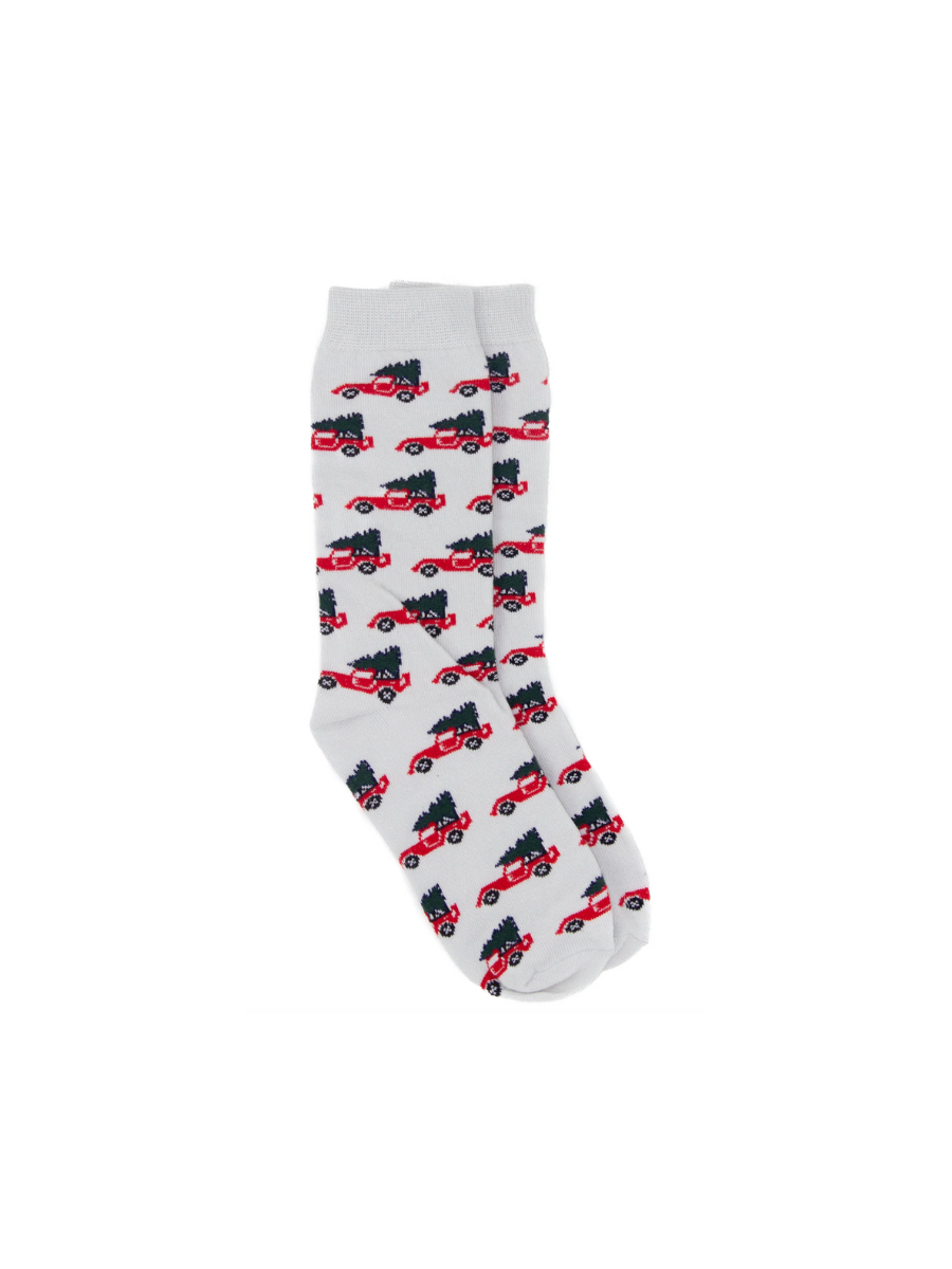 Properly Tied | Lucky Duck Socks - Christmas Truck