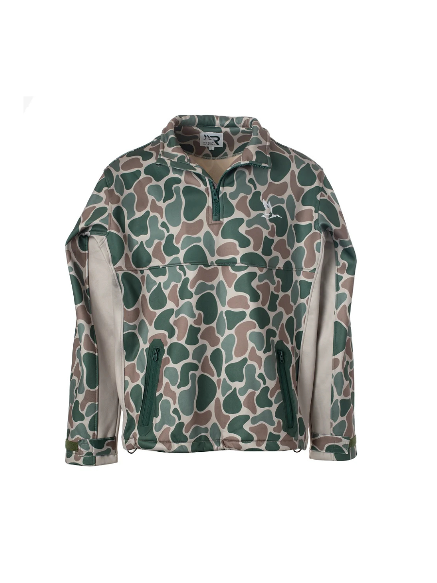 Roost | Quarter Zip Fleece Pullover - Camo