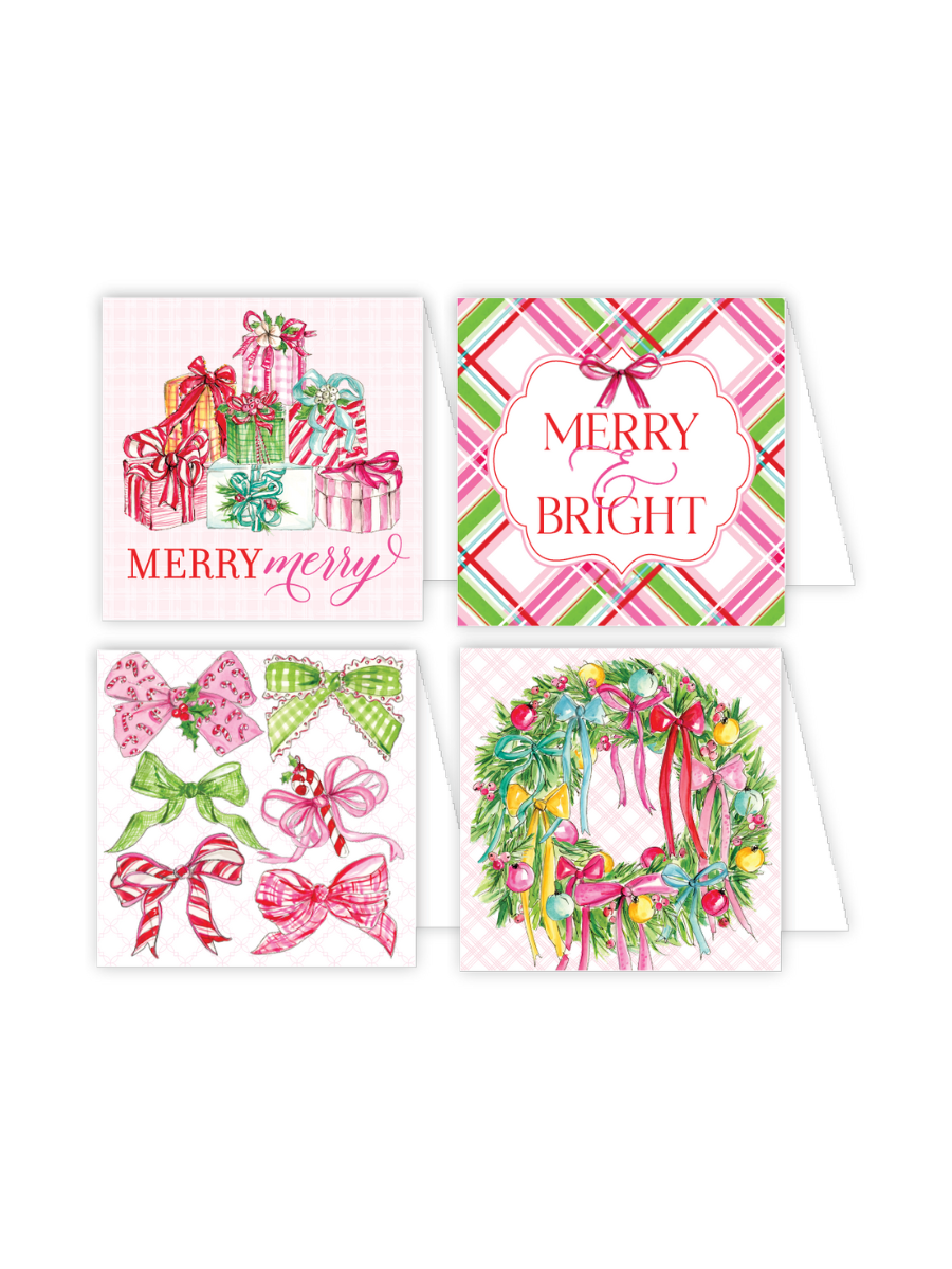 Rosanne Beck | Pink & Red Packages Cards