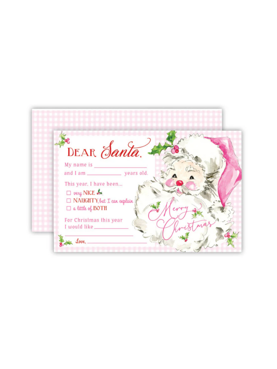 Rosanne Beck | Pink Santa Letter to Santa