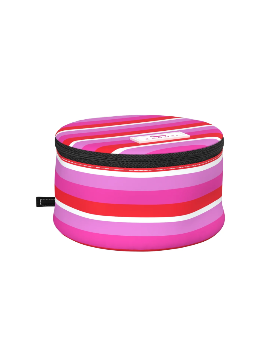 SCOUT | 3 Way Toiletry Bag - Love Actually red pink white stripe womens jincy's 