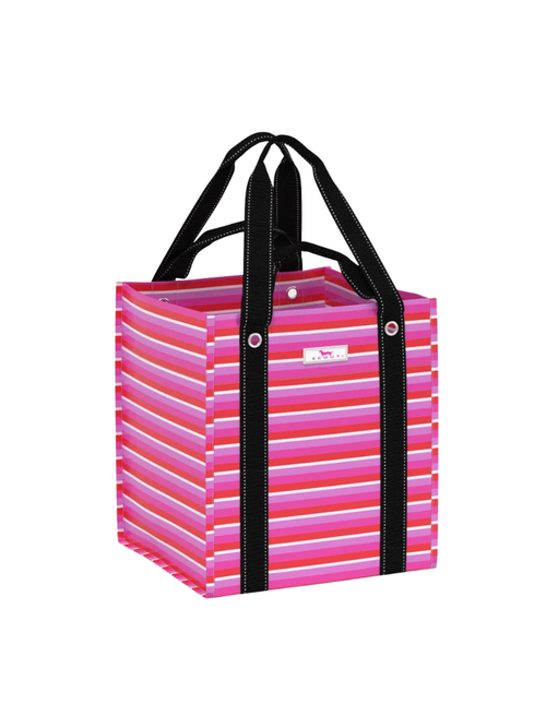 SCOUT | Bagette Market Tote - Love Actually pink red white stripe womens gift jincy's