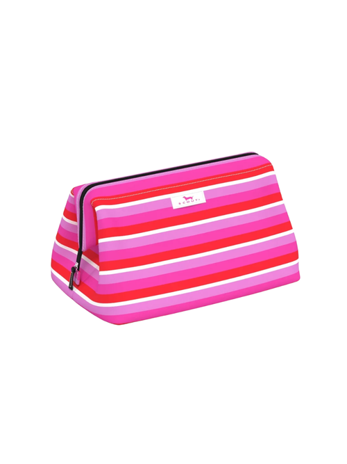 SCOUT | Big Mouth Makeup Bag - Love Actually red pink white stripe womens jincy's 