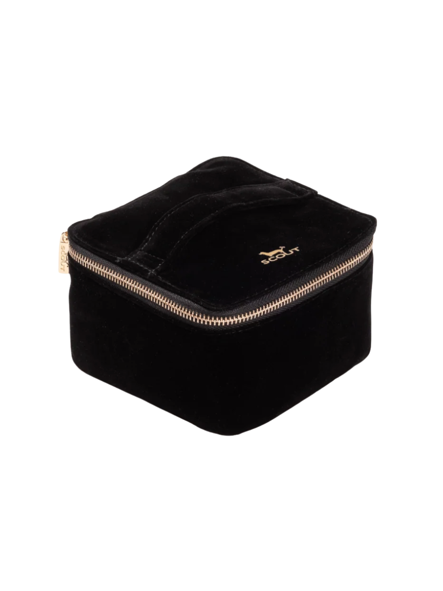 SCOUT | Hidden Gem Jewelry Case - Black Velvet womens travel gift jincy's