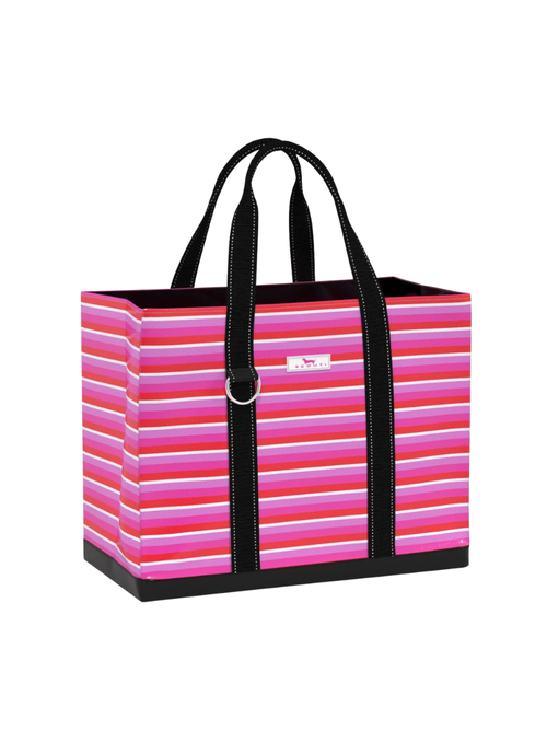 SCOUT | Original Large Deano Tote - Love Actually red pink white stripe womens gift jincy's