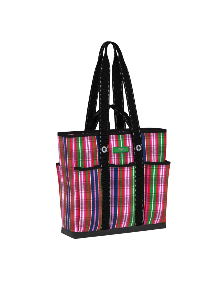 SCOUT | Rocket Pocket Tote - Wrap Battle plaid reusable gift womens jincy's