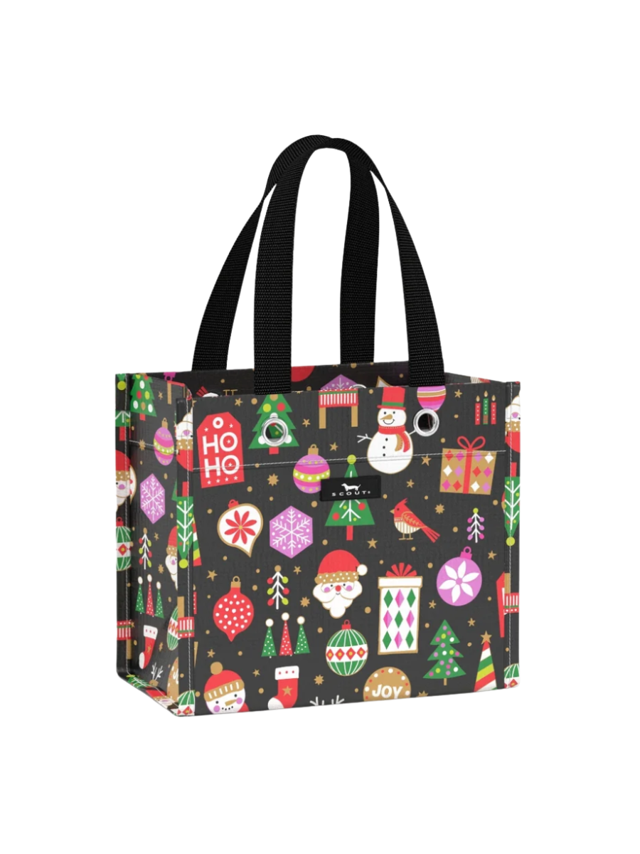 SCOUT | Small Gift Bag - Secret Santa snowman trees christmas gift reusable womens gift jincy's
