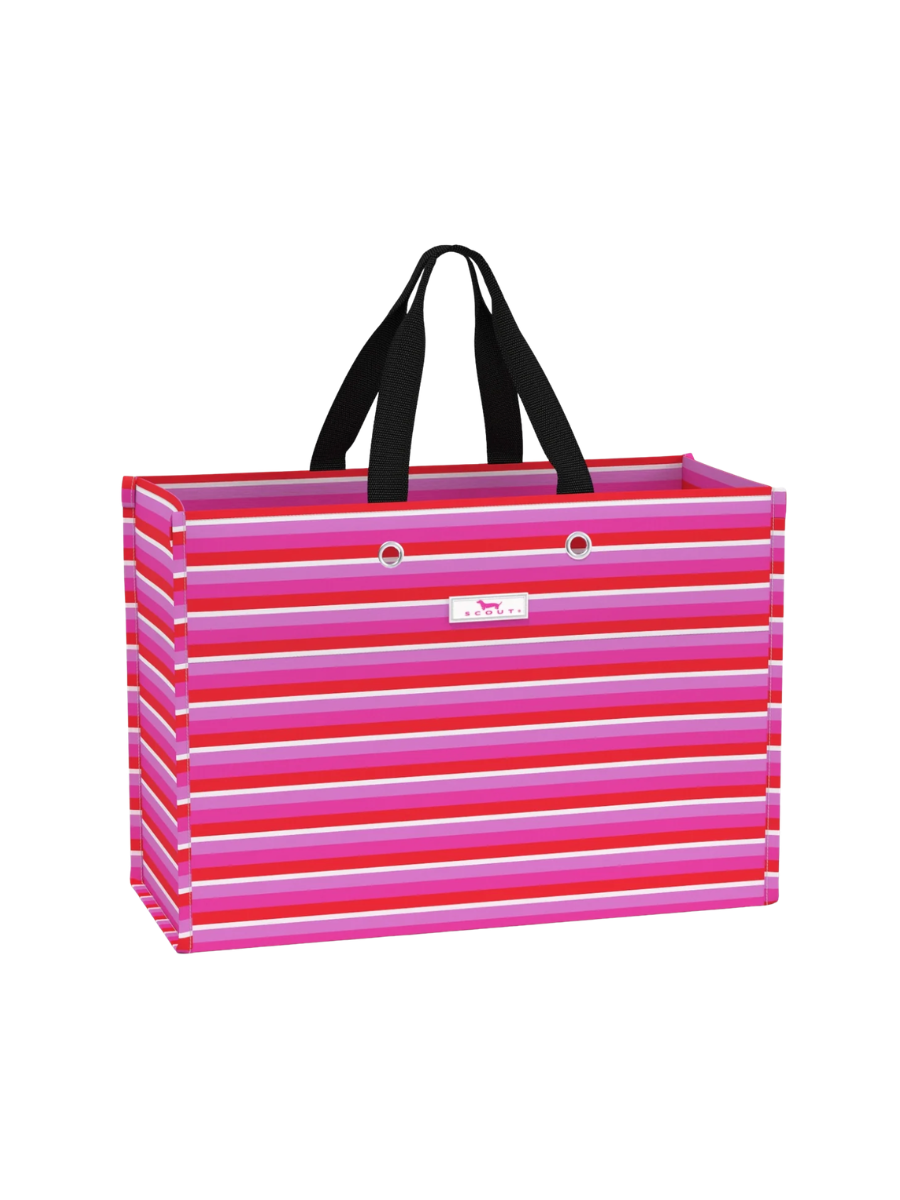SCOUT | X-Large Gift Bag - Love Actually red pink white stripe womens jincy's