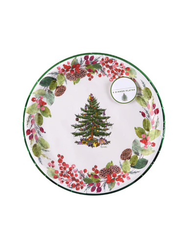 spode pinecone dinner plates disposable christmas christmas tree home gift jincy's