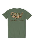 STRUTTIN' COTTON | USA Standout Camo Tee