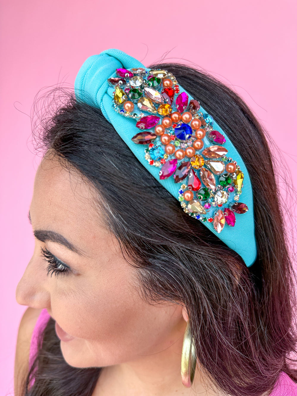 Treasure Jewels | Christina Gem Headband - Light Blue