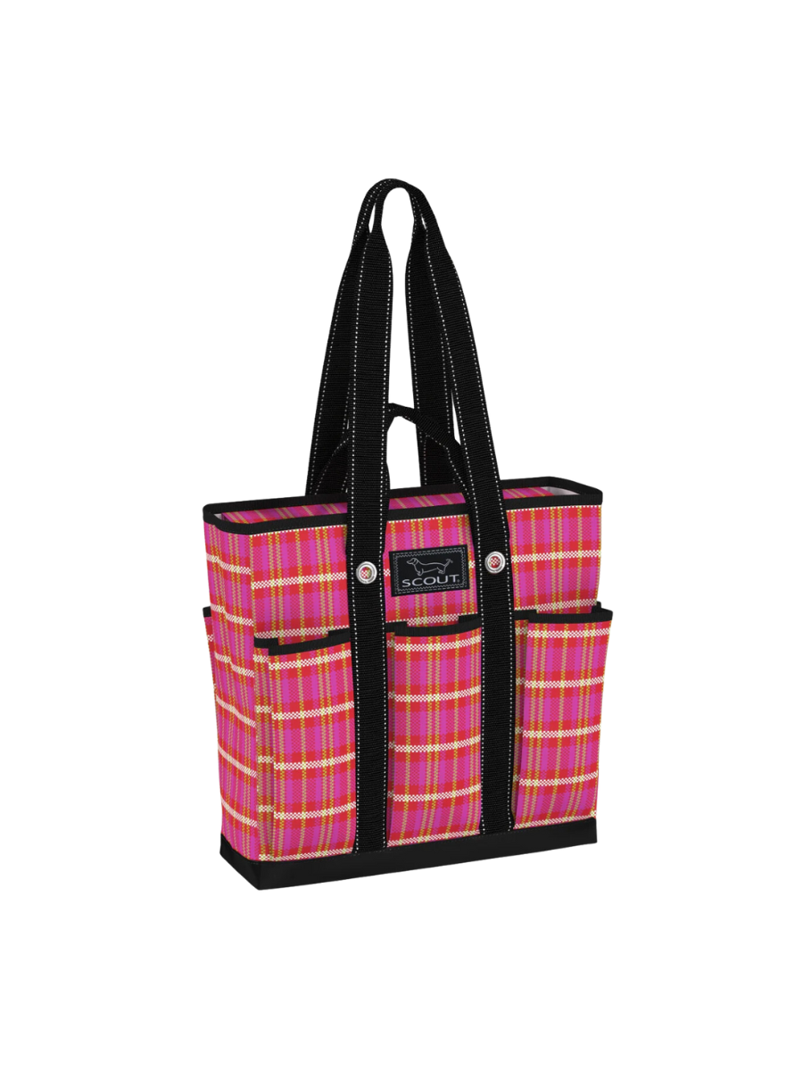 SCOUT | Pocket Rocket Pocket Tote Bag - Sweet Tartan