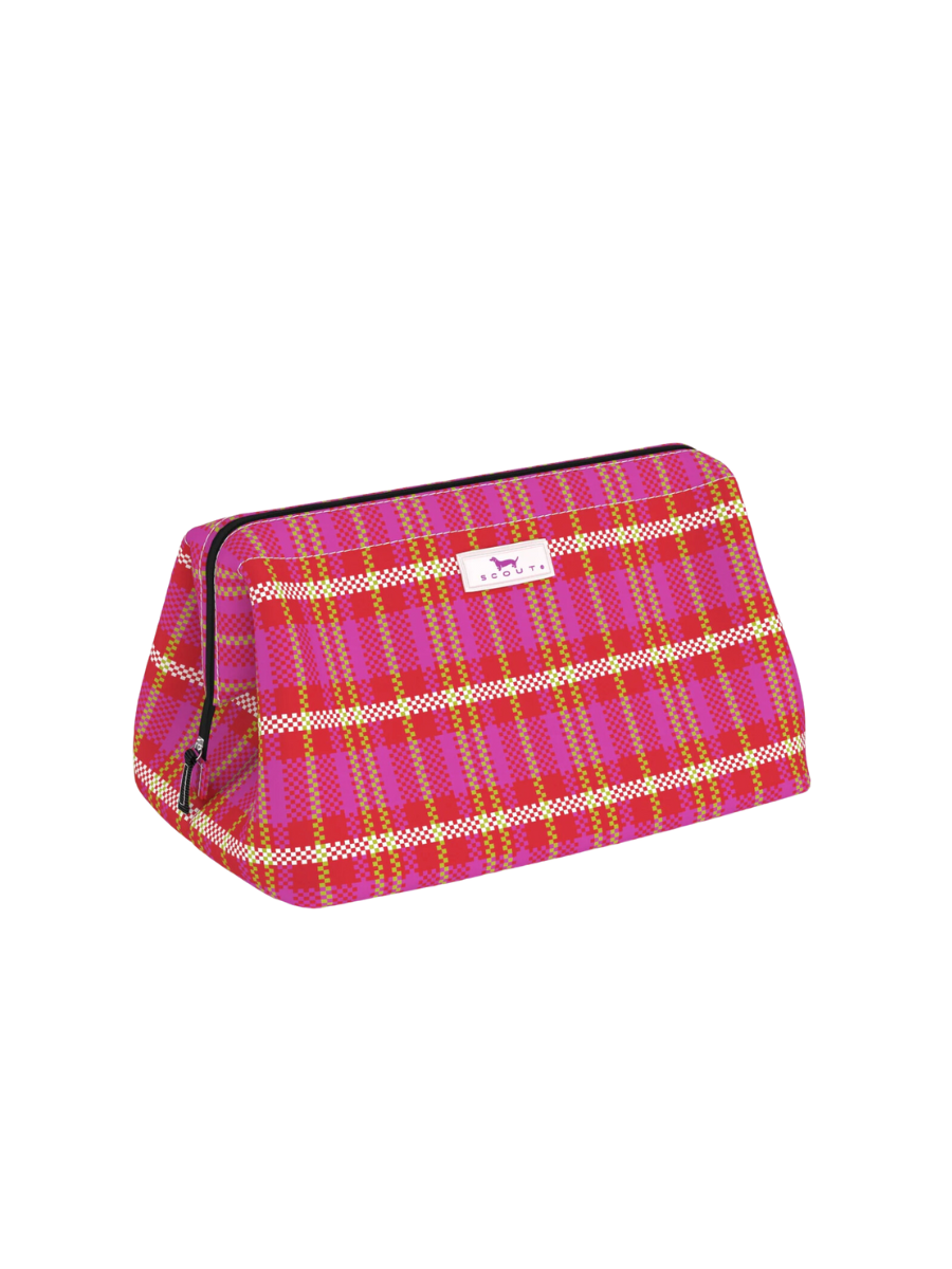 SCOUT | Big Mouth Makeup Bag - Sweet Tartan