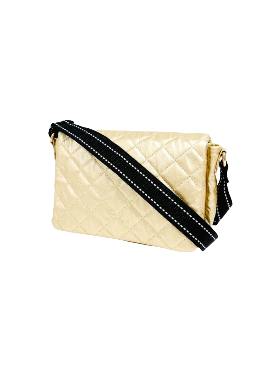 SCOUT | After Hours Crossbody - Gold Quilted