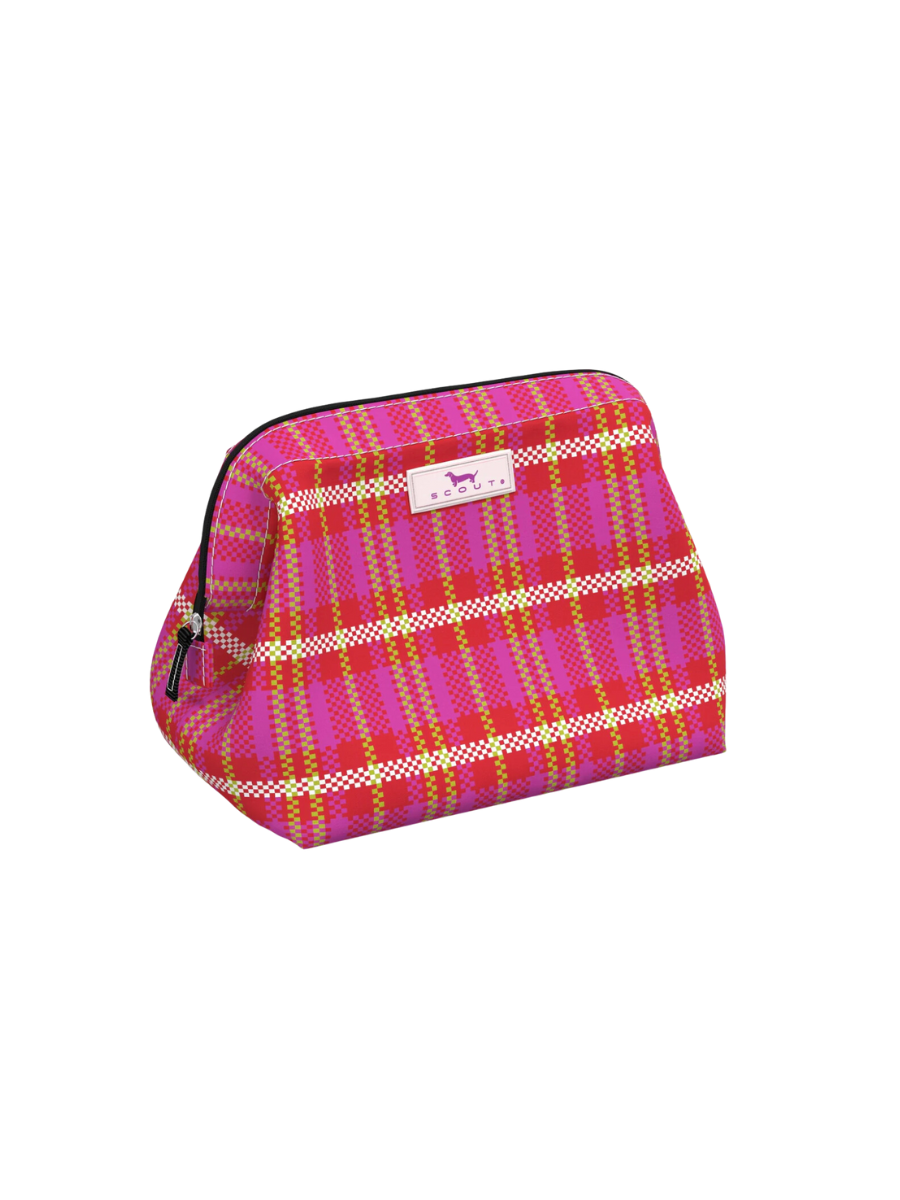 SCOUT | Little Big Mouth Makeup Bag - Sweet Tartan