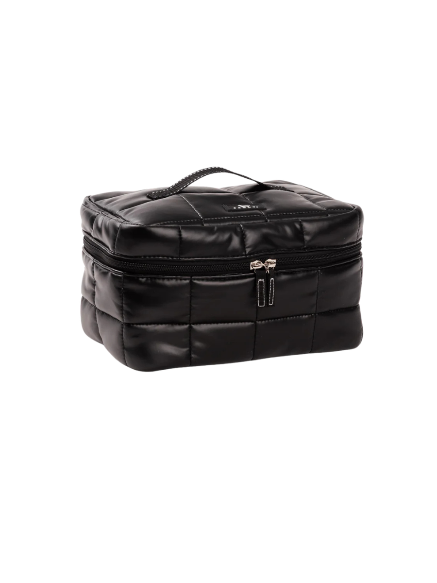 SCOUT | All Aboard Train Case - Black Box Quilted