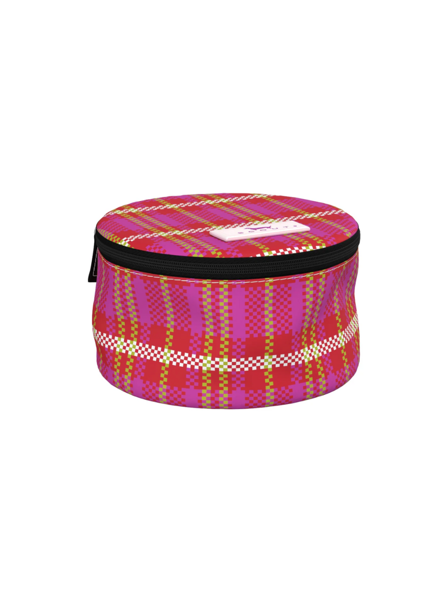 SCOUT | Round Jewelry Case - Sweet Tartan