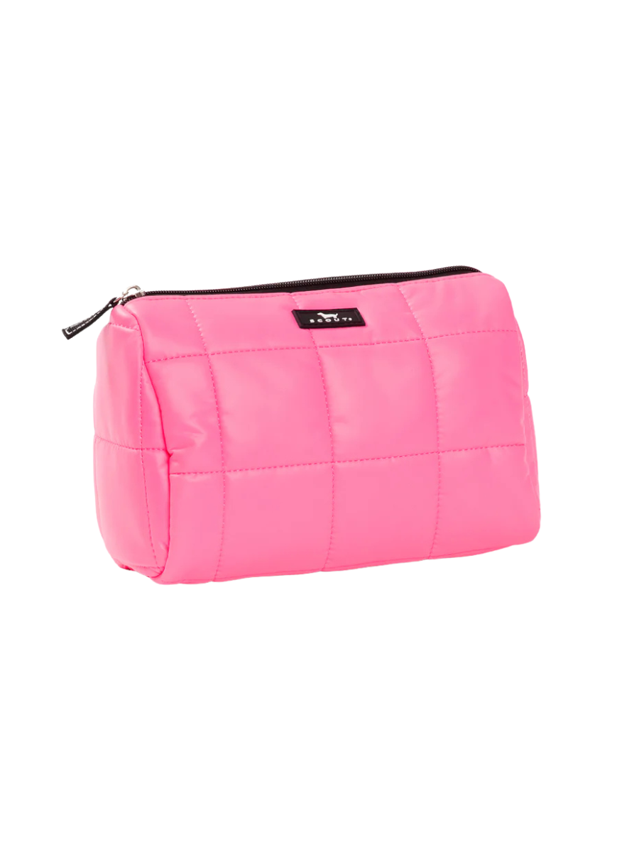 SCOUT | Packin' Heat Toiletry Bag - Pop Pink Box Quilted
