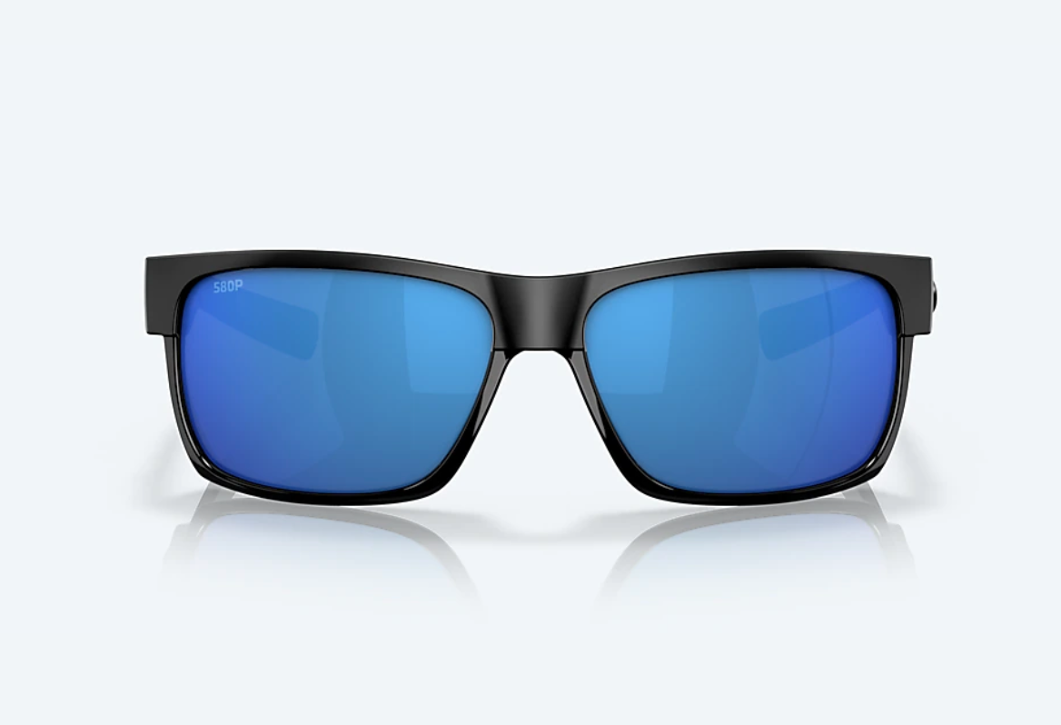 COSTA | Half Moon Sunglasses - Shiny Black/Matte Black