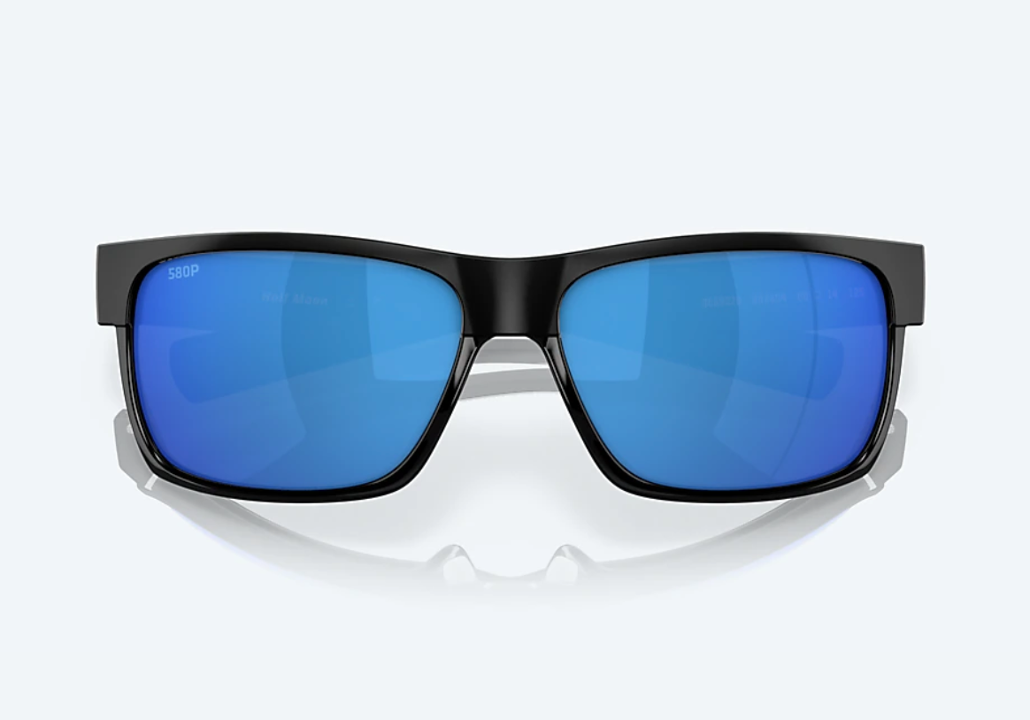 COSTA | Half Moon Sunglasses - Shiny Black/Matte Black