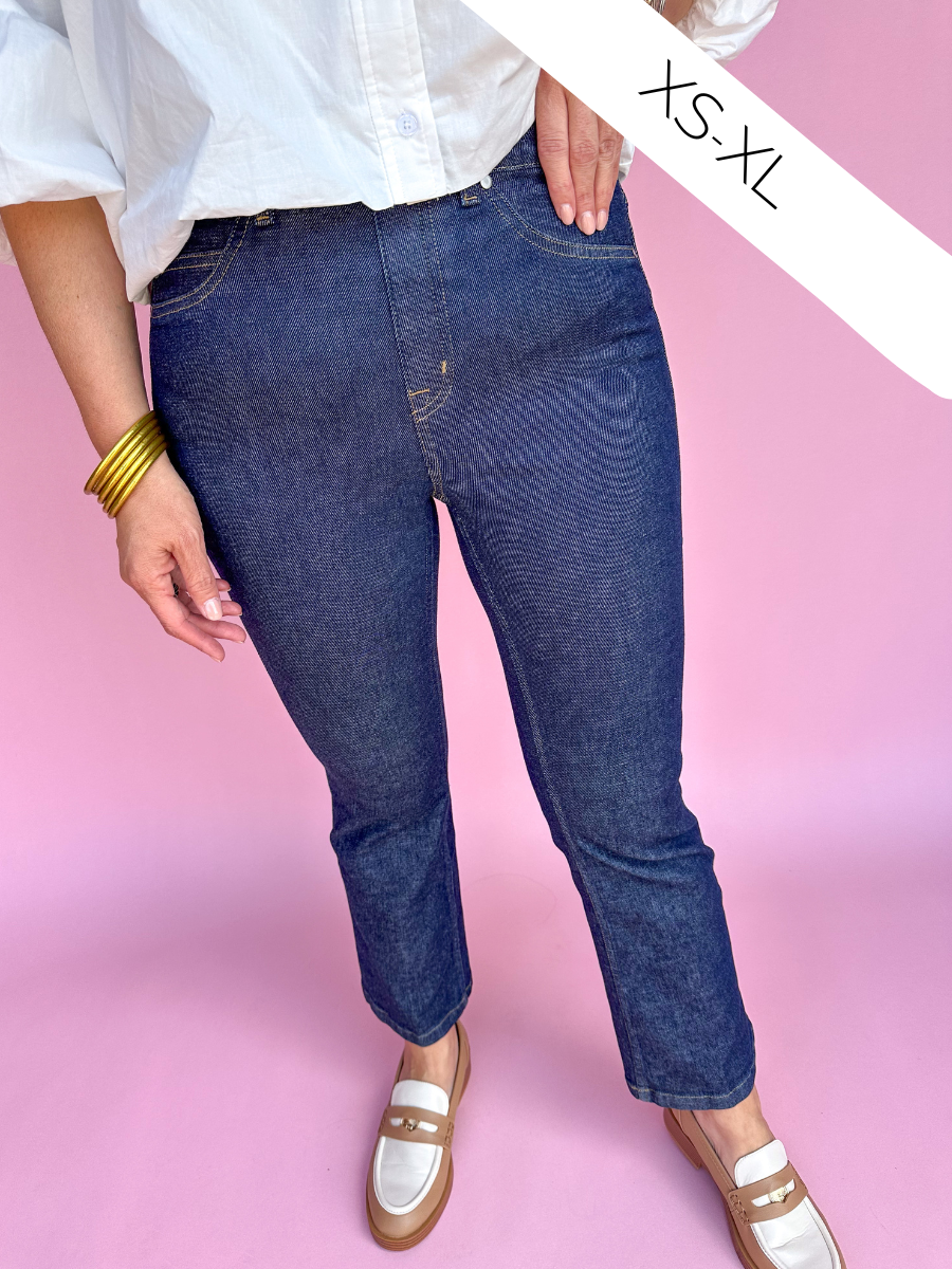 SPANX | Kick Flare Jeans - Raw Indigo