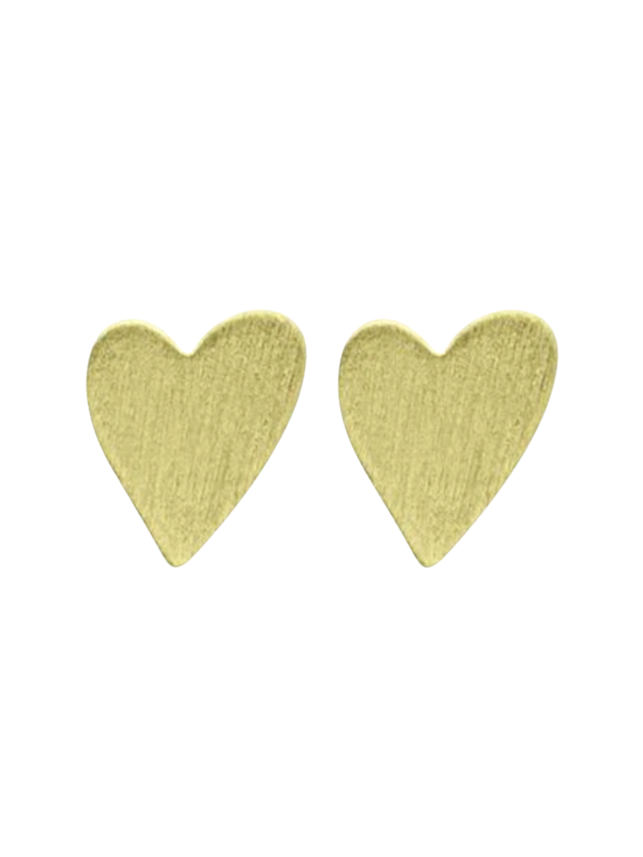 Sheila Fajl | Amores Studs - Brushed 18K Gold Plated