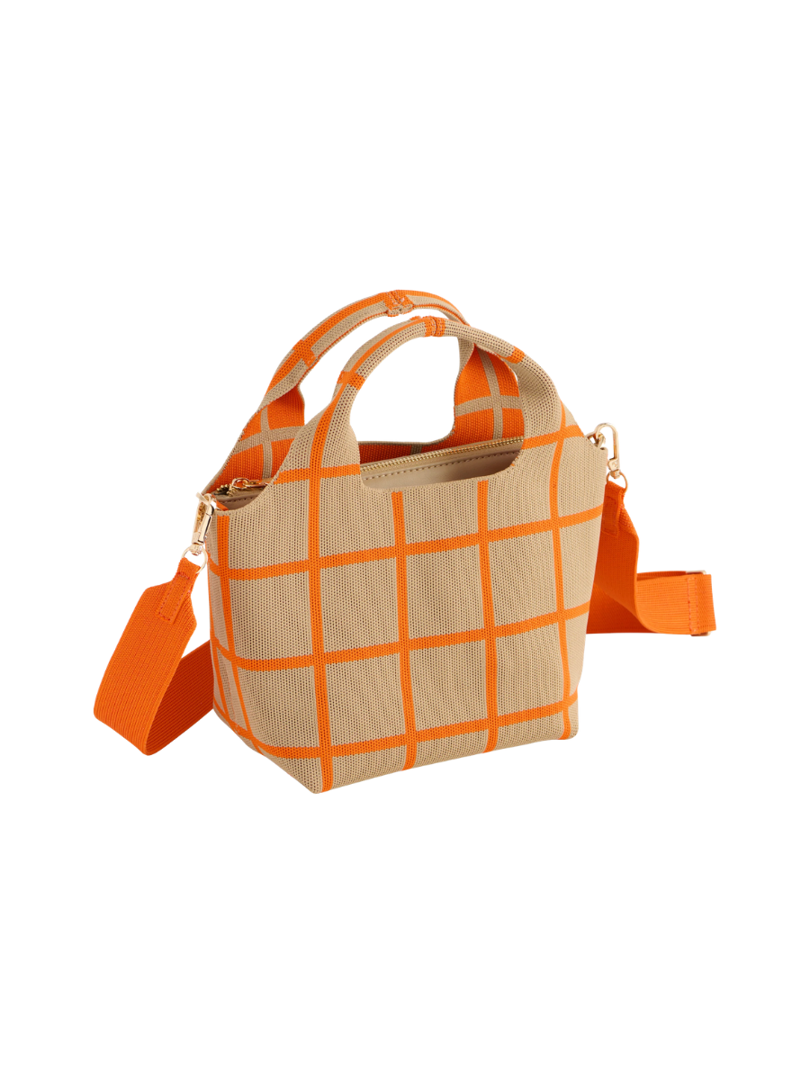Robbie Mini Tote Tan Orange khaki shoulder strap handles women boutique jincy's