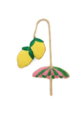 Beaded Bag Charm Lemon/Umbrella shiraleah women boutique jincy's