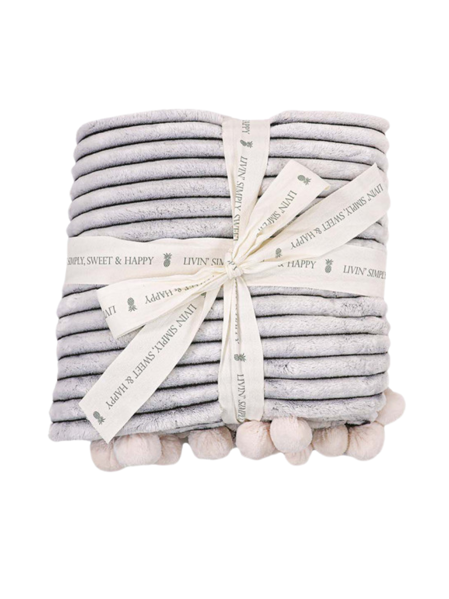 Simply Southern | Luxe Blanket - Grey