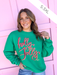 Jincy's Women's Boutique Holly Jolly green sweatshirt  Plus Size