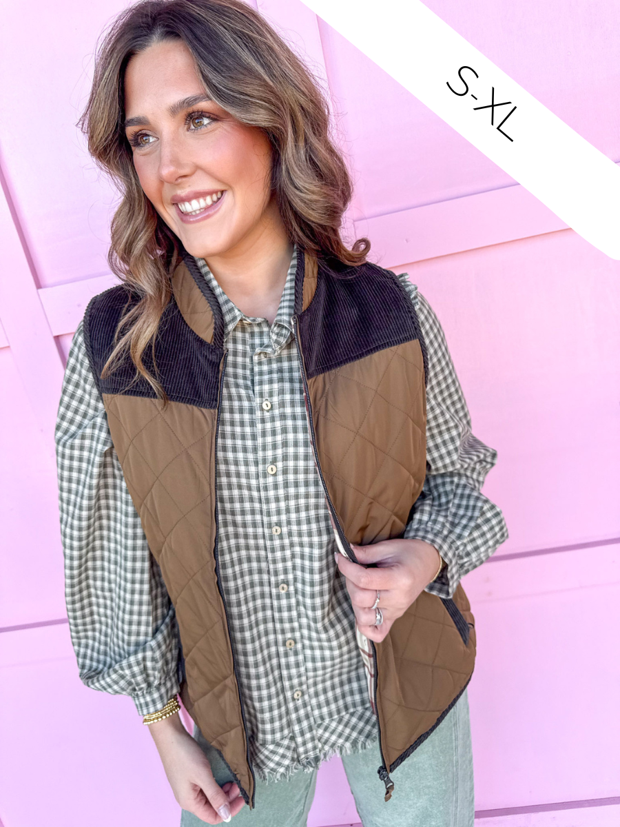 Jincy's Women's Boutique Duck & Camo Plus Size Decoy womens quilted vest