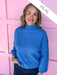 Jincy's Women's Boutique Winter Styles Plus Size Blue Sweater