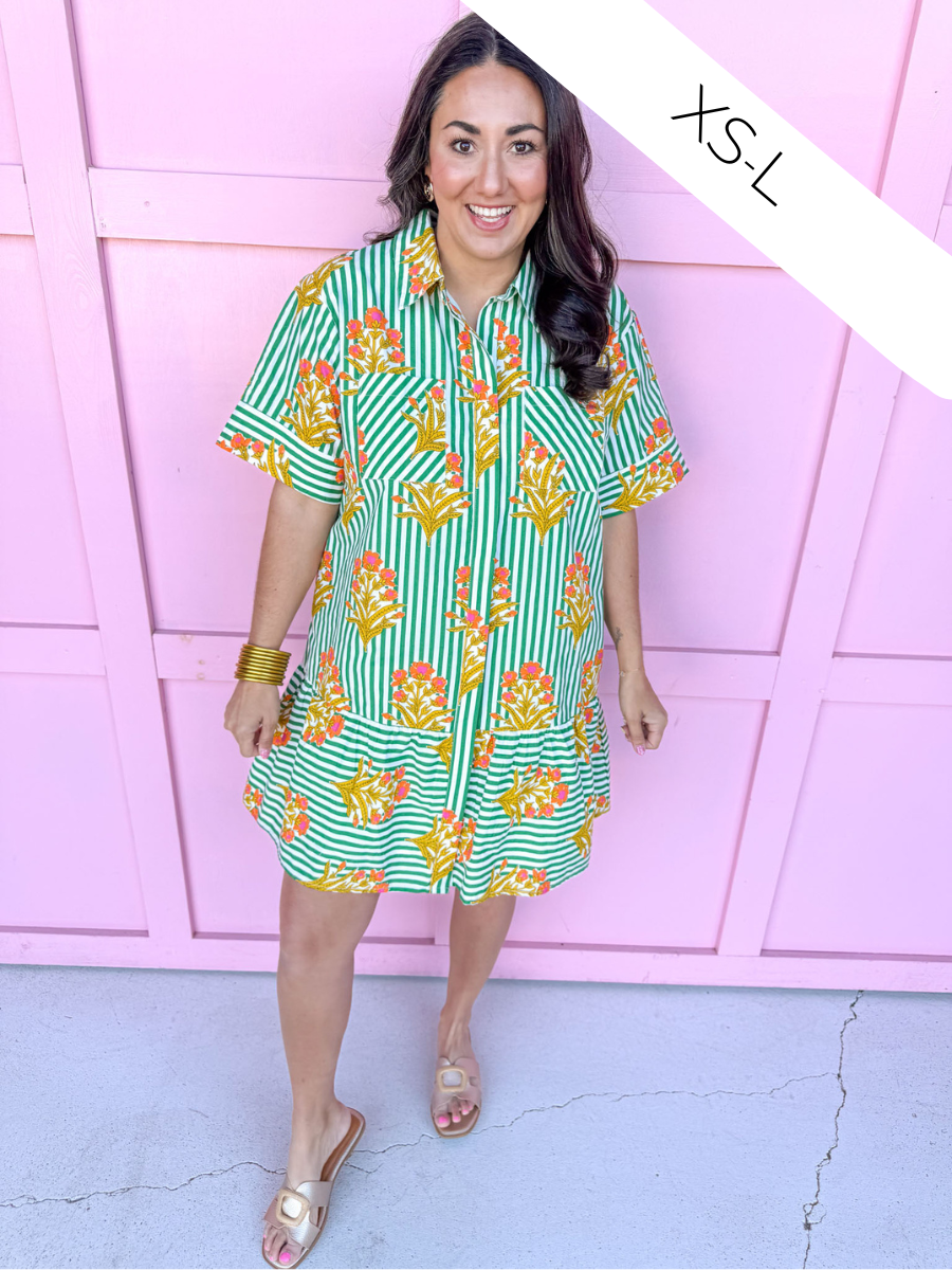 THML | Striped Garden Dress