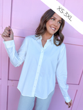 JINCY'S | Classic White Button Down Top
