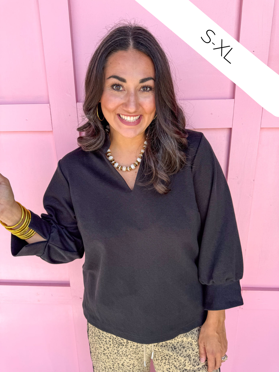 Mary Square | Jocelyn Top - Black