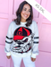 QUEEN OF SPARKLES UGA® Oversized Mascot Sweater Women's Boutique Jincy's 