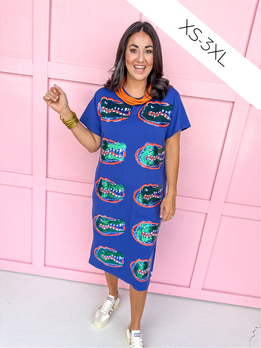 QUEEN OF SPARKLES | Florida® Midi Tee Dress