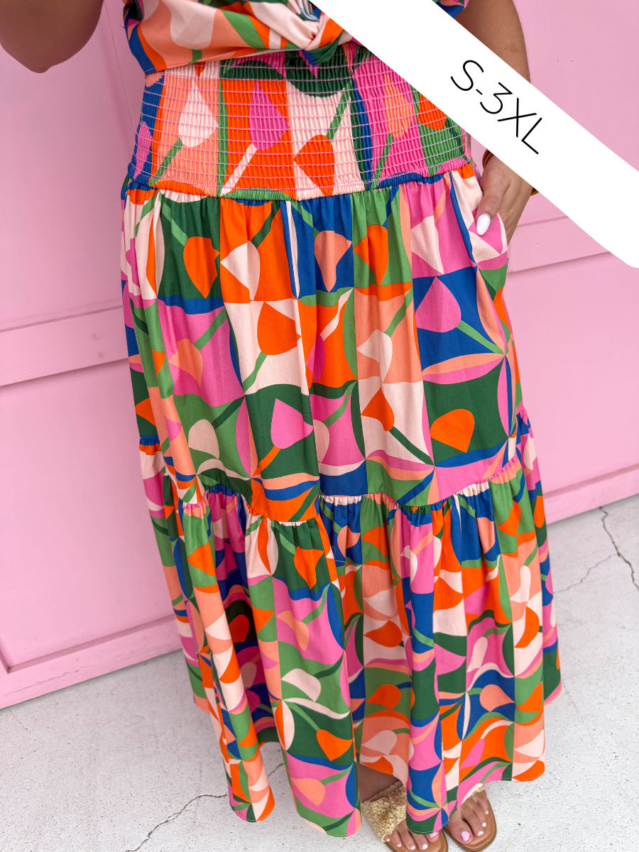 ADRIENNE | Aerin Skirt - Petal Pop