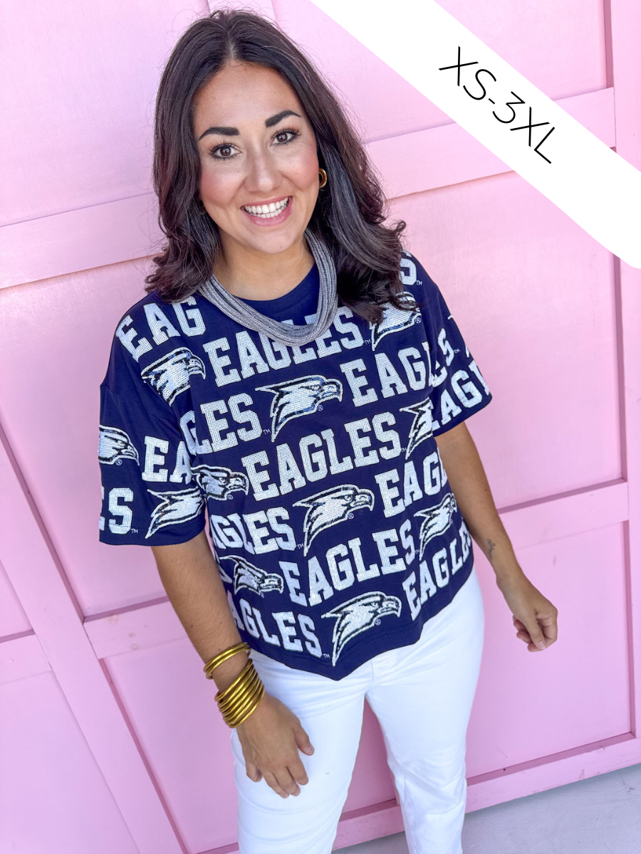 Stewart Simmons | Sequin Repeat Tee - Georgia Southern®