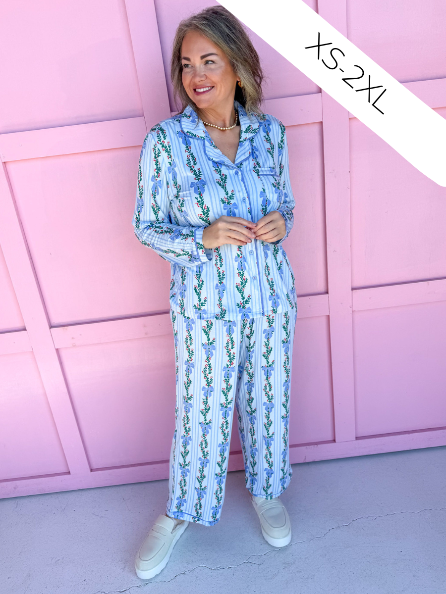 Mary Square Charlotte Pajama Set Hello Garland womens boutique jincy's