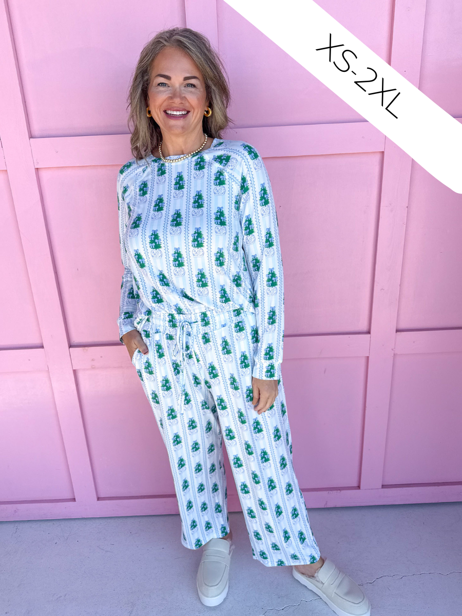 Mary Square Annie Pajama Set Ginger Jar Joy christmas womens boutique jincy's 