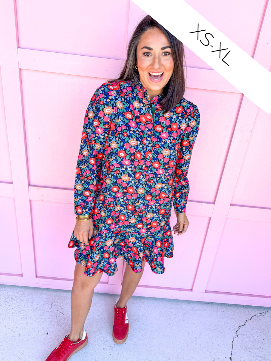 Mary Square | Margot Dress - Painted Tapestry
