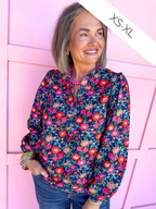 Mary Square | Lainey Top - Painted Tapestry
